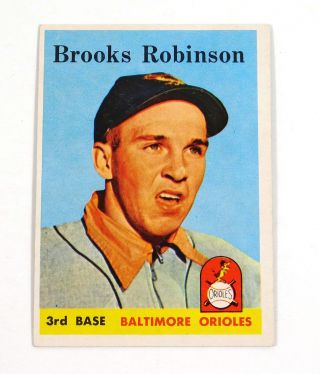 1958 Topps Brooks Robinson 307 Orioles Da032591