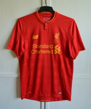 Fc Liverpool 2016 2017 Home Shirt Jersey Camiseta Balance Size (m)