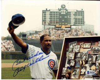 Billy Williams Signed Autographed 8x10 Cubs Photograph Beckett Bas