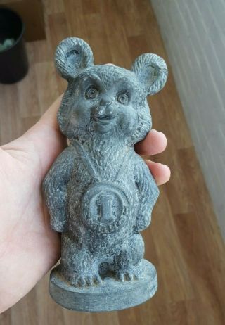 Vintage Bear Mascot Of The Ussr Olympic Games Moscow 1980 Figure (metal)