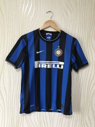 Inter Milan 2009 2010 Home Football Shirt Soccer Jersey Nike 354261 - 463