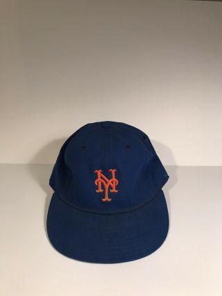 York Mets Sam Perlozzo Game Autographed Hat