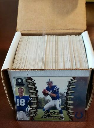 1998 Pacific Omega Football Near Complete Set Peyton Manning Rc Rookie Card 101