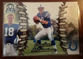 1998 Pacific Omega Football Near Complete Set Peyton Manning RC Rookie Card 101 2