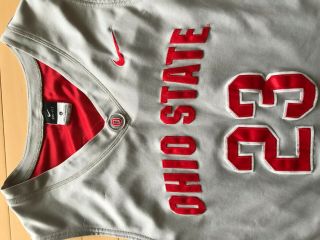 NIKE ELITE Dri - Fit NCAA Ohio State (OSU) 23 David Lighty Jersey Sz XL Sewn Mens 4