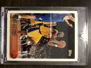 1996 - 97 Topps Basketball Kobe Bryant 138 Rookie Card Los Angeles Lakers