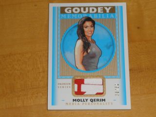 2019 Upper Deck Goodwin Champions Goudey Patch Molly Qerim 36/50
