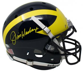 Jim Harbaugh Signed Michigan Wolverines Full Size Authentic Helmet Fanatics