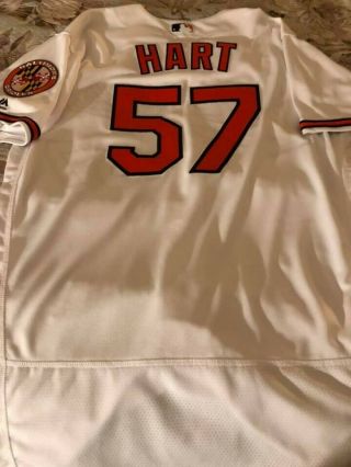 Donnie Hart 2018 Baltimore Orioles Game Used/ Team Issued Jersey