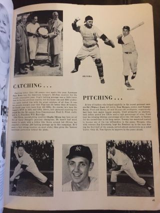 1955 World Series Official Program Yankees/ Dodgers Robinson,  Koufax and more 6