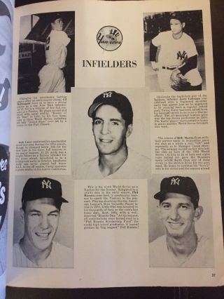 1955 World Series Official Program Yankees/ Dodgers Robinson,  Koufax and more 7