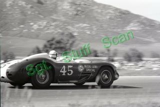 1960 Grand Prix Racing Photo Negatives (5) Lloyd Ruby,  Ken Miles,  Flaherty