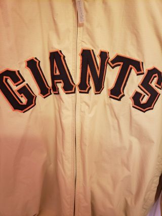 San Francisco Giants Jacket Xl Majestic On Field Alternate