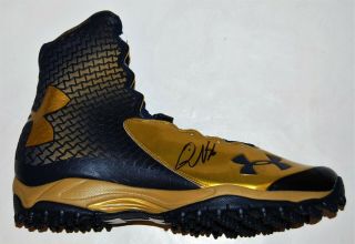 Quenton Nelson Signed (notre Dame Fighting Irish) Game Cleat Shoe W/coa