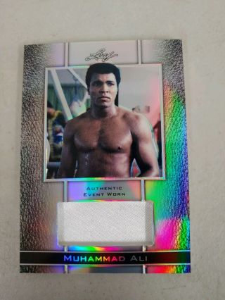 2011 Muhammad Ali Leaf /70 Authentic Event Worn Ewm - 7 Prismatic