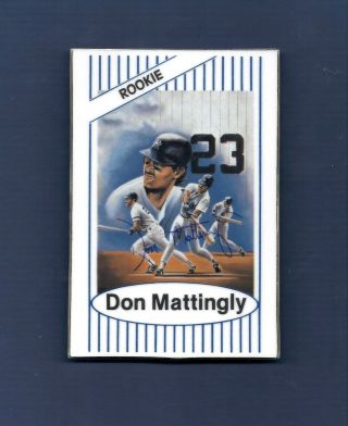 Ny Yankees Don Mattingly " Rookie ",  