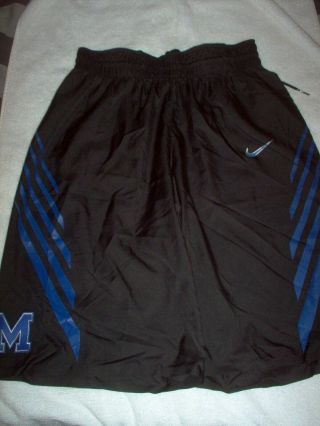 Memphis Tigers Team Issued Black Basketball Shorts 2013 - 2014 Nike Size 38,  2