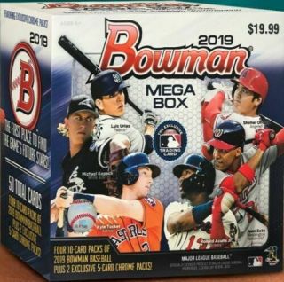 2019 Bowman Mega 8 Box 1/2 Case Break San Diego Padres 5
