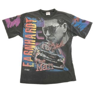 Vintage Dale Earnhardt Racing T Shirt All Over Print Nascar Mens Xxl Usa 1997