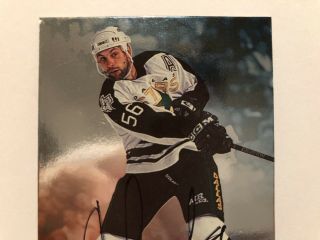1998 In the Game Be A Player Silver Autographs 43 Sergei Zubov Dallas Stars Auto 2