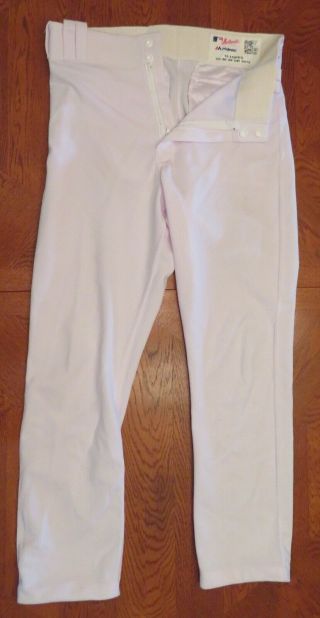 DAVEY LOPES 10/15/2015 Game HOME WHITE PANTS / Size 32 - 36 - 39 OB DODGERS 15 2