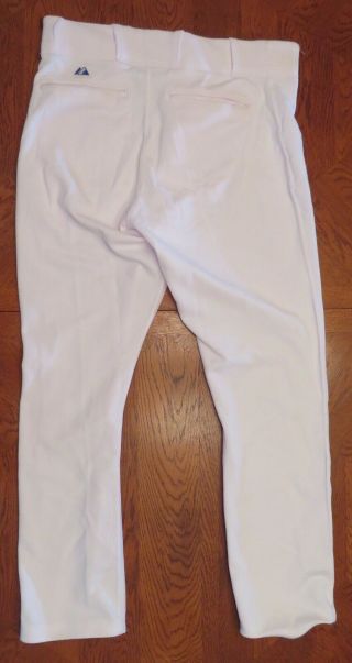 DAVEY LOPES 10/15/2015 Game HOME WHITE PANTS / Size 32 - 36 - 39 OB DODGERS 15 5