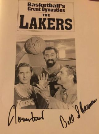 Lakers Auto Signed Autograph Jerry West Jerry Buss Pat Riley James Worthy,  More