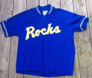 Wilmington Blue Rocks Vintage Game Majestic Baseball Jersey Mlb