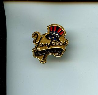 1998 York Yankees World Series Press Pin Nrmt