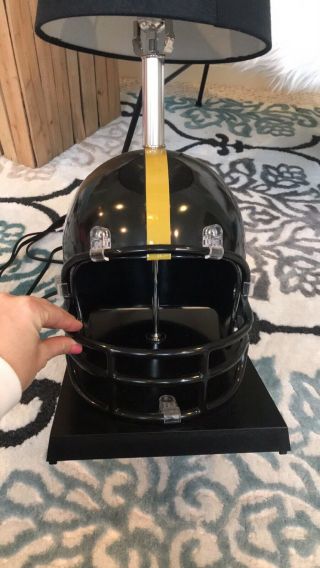 Pittsburgh Steelers Mounted Full Size Football Helmet NFL Lamp RARE 2