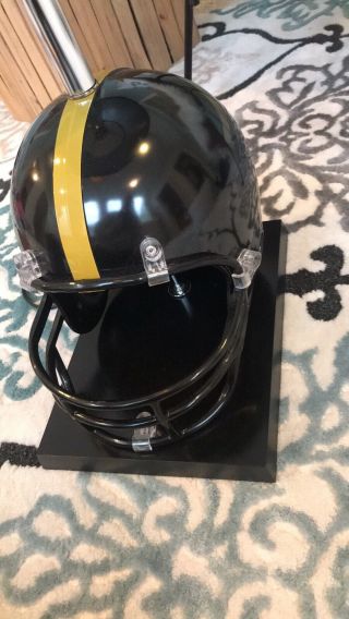 Pittsburgh Steelers Mounted Full Size Football Helmet NFL Lamp RARE 5
