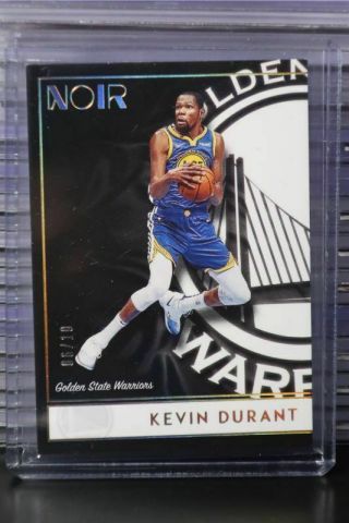 2018 - 19 Noir Kevin Durant Icon Edition Holo Gold 06/10 Warriors Tl