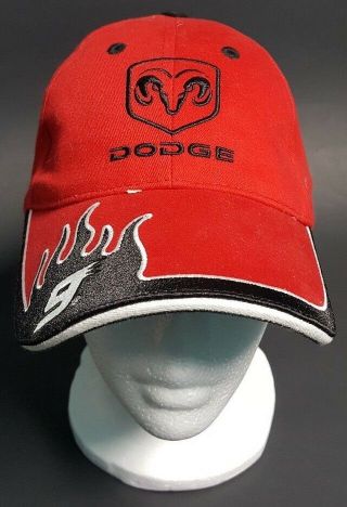 Winners Circle Kasey Kahne 9 Hat Dodge Nascar Racing Adjustable Embroidered Red 5