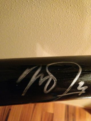 Mike Trout 2011 Rc Mlb Mvp Signed Auto Autograph Rawlings Pro Baseball Bat
