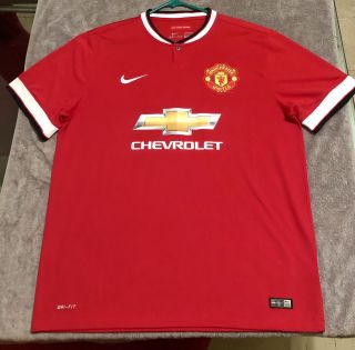 Nike Manchester United 14/15 Soccer Jersey Size Xl