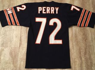 80s Vintage William “the Fridge” Perry Chicago Bears Sand Knit Jersey M Rare