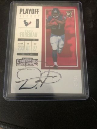 2017 Panini Contenders Playoff Ticket 318 D 