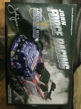 Nhra Diecast 1 24 Funny Car John Force American Made Sixteen Time Champ Signd