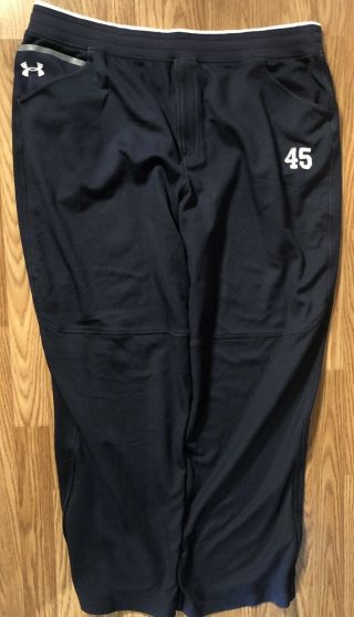 Notre Dame Football Team Issued Under Armour Pants 2xl 45