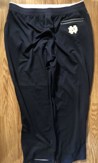NOTRE DAME FOOTBALL TEAM ISSUED UNDER ARMOUR PANTS 2XL 45 2