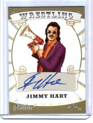 Jimmy Hart 2016 Leaf Wrestling Signature Series Authentic Autograph Card Wwe