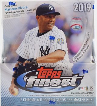 York Yankees 2019 Topps Finest Baseball 1/2 Case 4 Box Live Break 1
