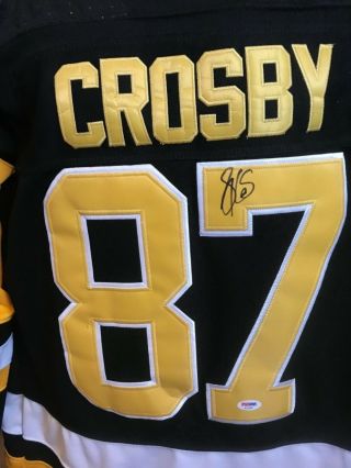 Sidney Crosby Pittsburgh Penguin Signed Autographed Jersey W/ Psa/dna