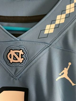 UNC North Carolina Tar heels football jersey Small 2