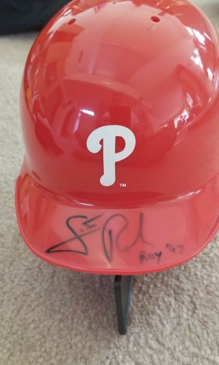 Scott Rolen Autographed Signed Mini Helmet Cardinals Phillies Roy
