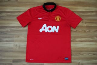 Manchester United England 2013/2014 Home Football Shirt Jersey Nike Size Medium