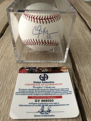 Clayton Kershaw Signed Baseball Dodgers Autograph Ball Hof Global Authentics