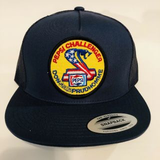Hand Sewn In Nhra Pepsi Snake Prudhomme Vintage Patch Snapback Trucker Hat Cap