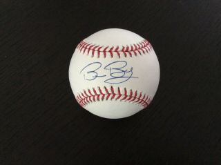 Bruce Bochy Signed Official Game Baseball Autograph San Francisco Giants Mlb