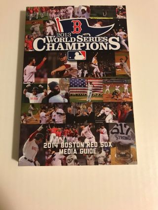 Boston Red Sox Media Guides 2014,  2015